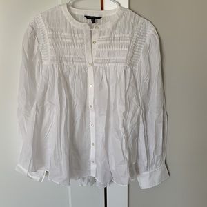 Pintuck Swing Top (white style for sale)